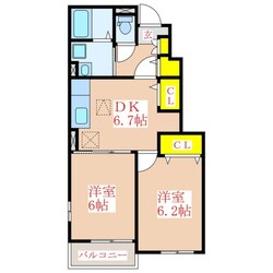 シエル　ブルー　Ⅰの物件間取画像